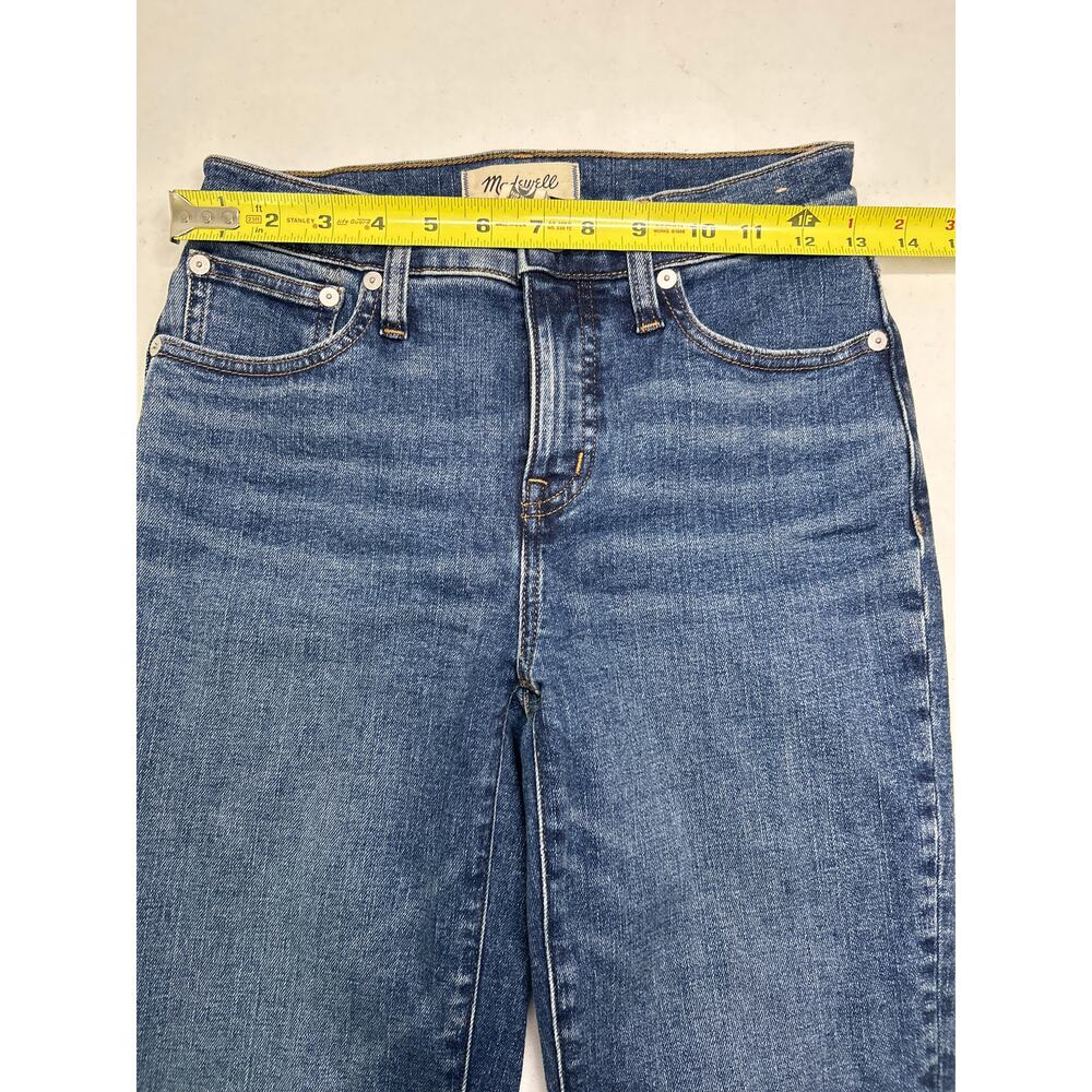 Madewell Mid Rise Kick Out Cropped Jeans with Patch Pockets in Size 28 - Picture 6 of 9